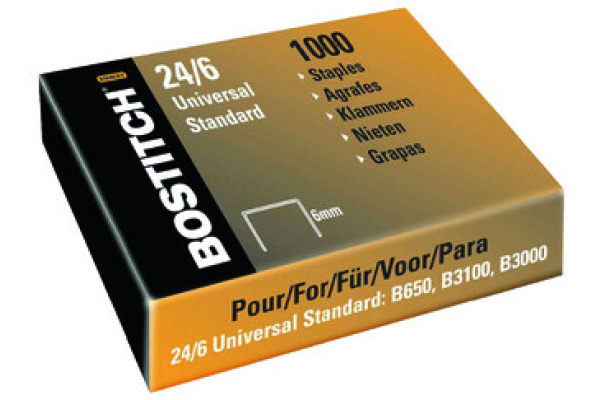 BOSTITCH Heftklammern 6mm 2461MGAL 1000 Stück