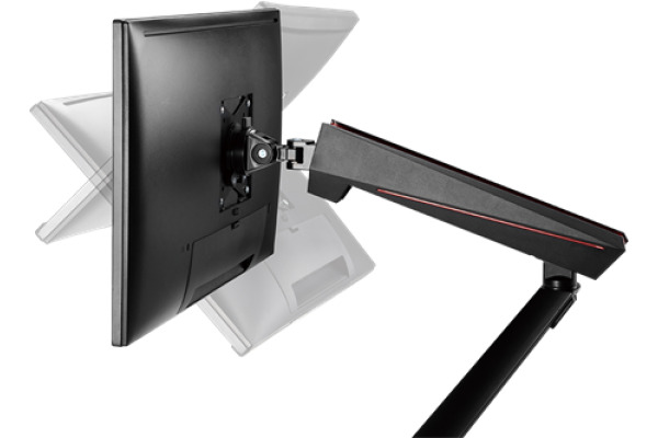 DELTACO Pro Gaming Dual Monitor Arm GAM-102 w Springs