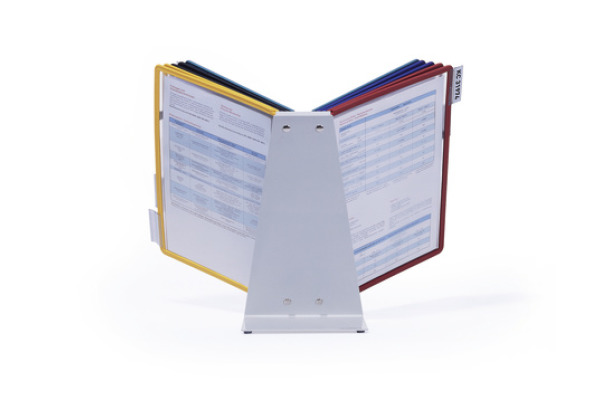 DURABLE Displaysystem VARIO Table 10 557000 farbig, 10 Sichttafeln A4