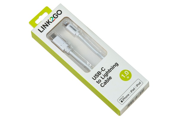 LINK2GO USB-C to Lightining Cable 1m US8000FWB MFI