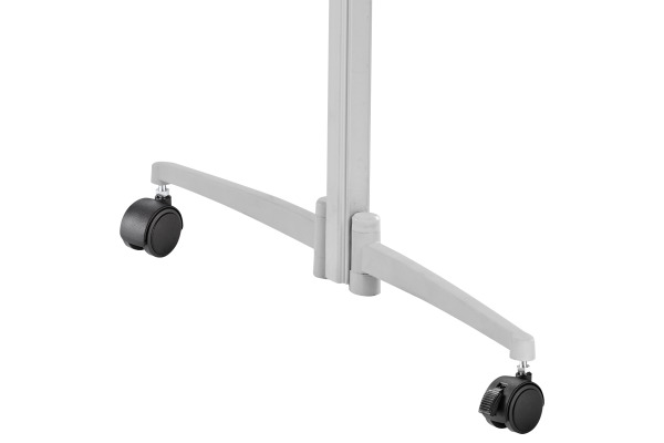 MAGNETOPLAN Design-Moderatorentafel Filz 1151301 grau, klappbar 1200x1500mm