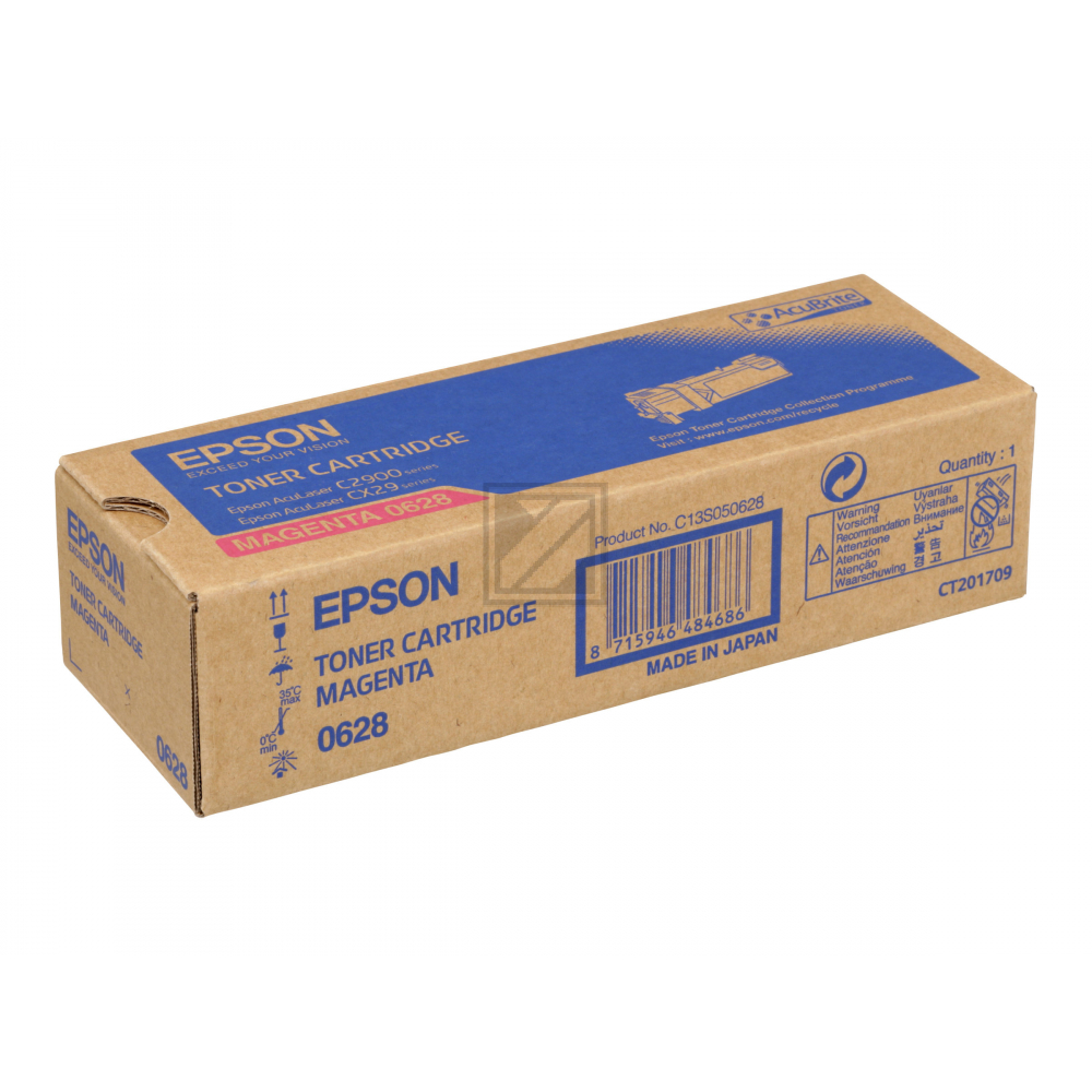 Epson Toner-Kit magenta (C13S050628, 0628)