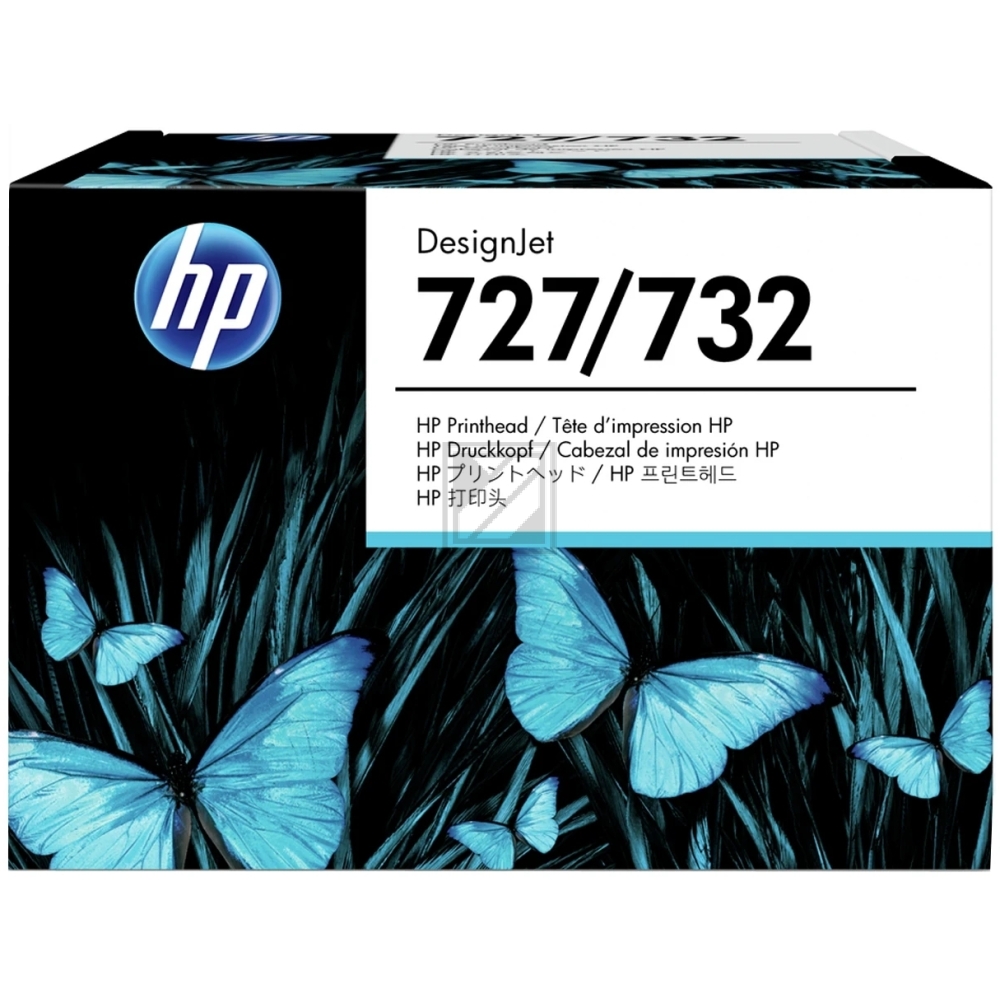 HP Druckkopf magenta, cyan, grau (B3P06A, 727/732)