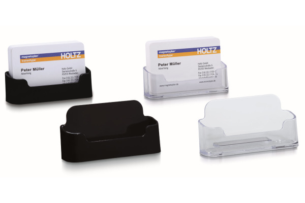 DEFLECTO Visitenkartenhalter 70101 transparent