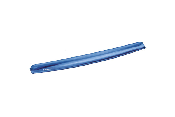 FELLOWES Handgelenkauflage Crystals 9113709 blau, für Tastatur, Gel