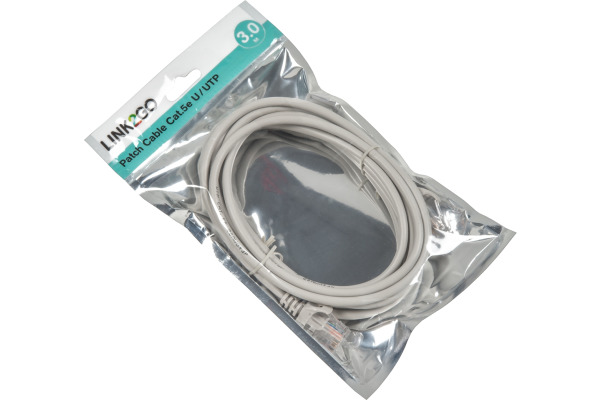 LINK2GO Patch Cable Cat.5e PC5013MGP U/UTP, 3.0m