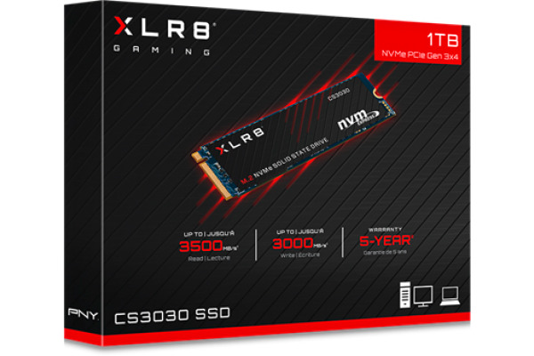 PNY SSD CS3030 1TB M280CS3030-1 XLR8 M.2 NVMe