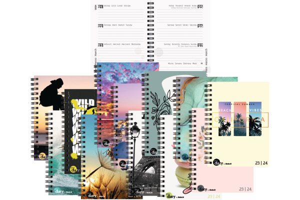 BIELLA Schüleragenda Adventure 23/24 806517800024 3½T/1S, Wire-O 12x16.5cm