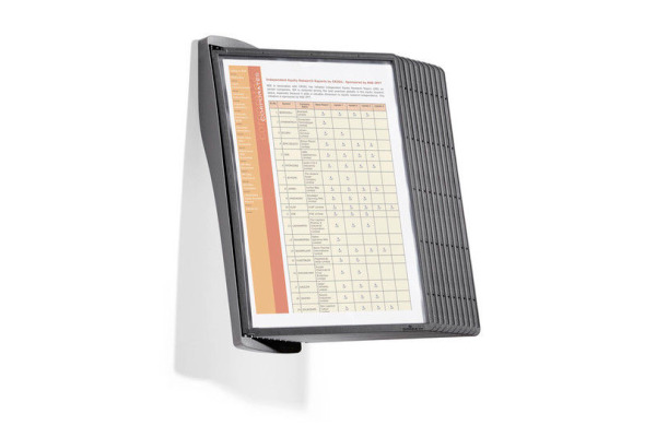 DURABLE Sichttafel SHERPA A4 560637 graphit