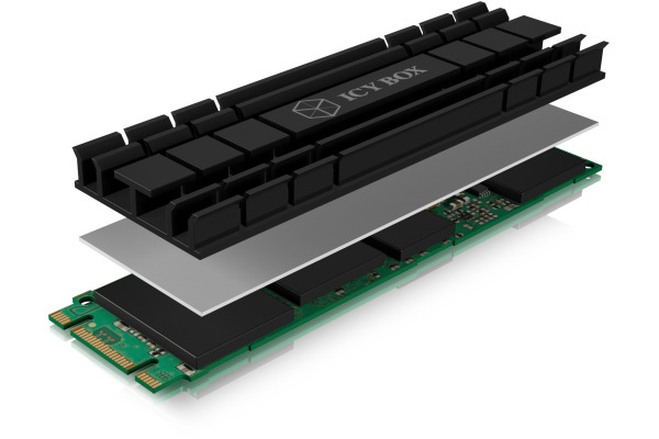 ICY BOX Heat sink for M.2 SSD IB-M2HS-701 Aluminium 5mm