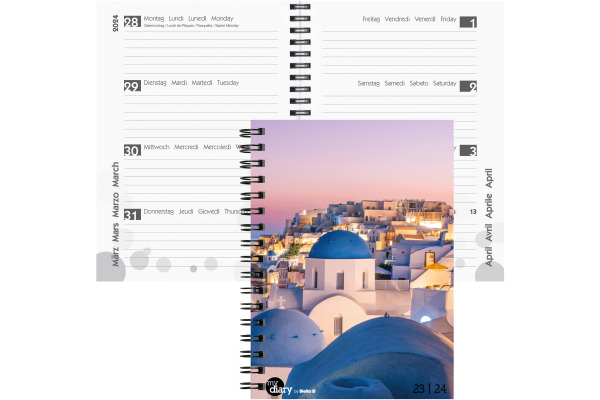 BIELLA Schüleragenda City A5 23/24 806537850024 3½T/1S, Wire-O 14.5x20.5cm