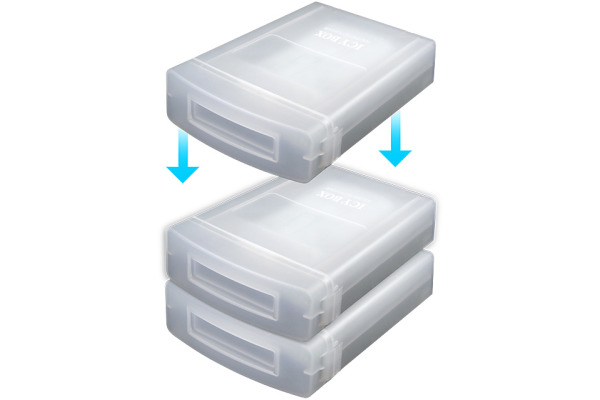 ICY BOX Protection box for 3.5" HDD IB-AC602a transparent