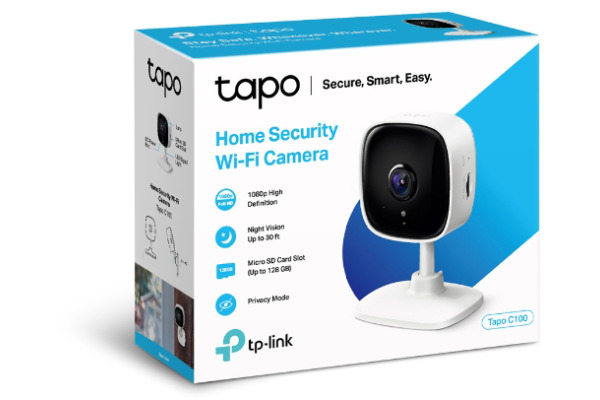 TP-LINK WiFi Camera Tapo C100 Home Security Day/Night view