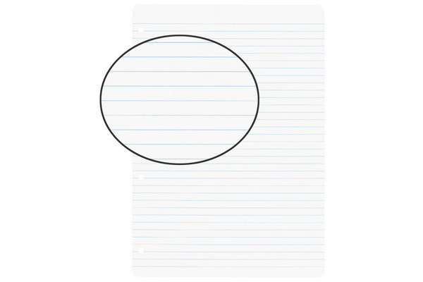 BIELLA Einlageblatt 45044100U weiss,liniert, 4 Loch 100 Bl.