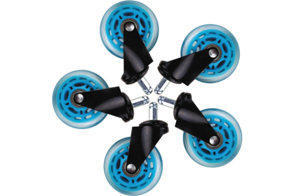 L33T Rubber wheels blue, 5-pack 160529 for L33T chairs