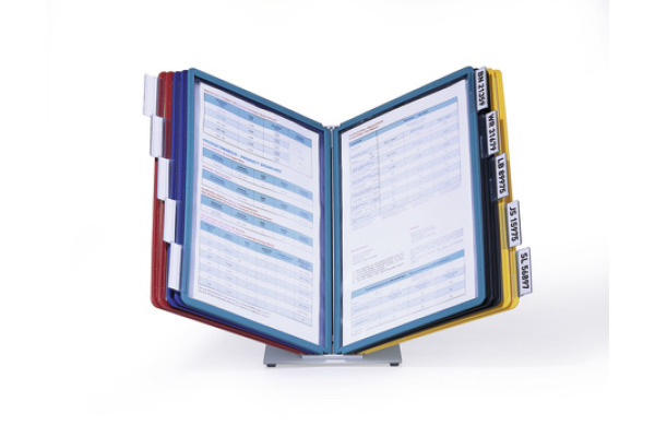 DURABLE Displaysystem VARIO Table 10 557000 farbig, 10 Sichttafeln A4