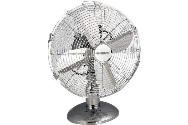 SONNENKÖNIG Tischventilator 34cm 10500182 Chrom 12, silber