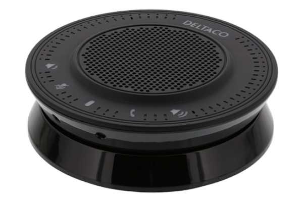 DELTACO Office Conference speakerphone DELC-0001 black, USB, 3.5 mm