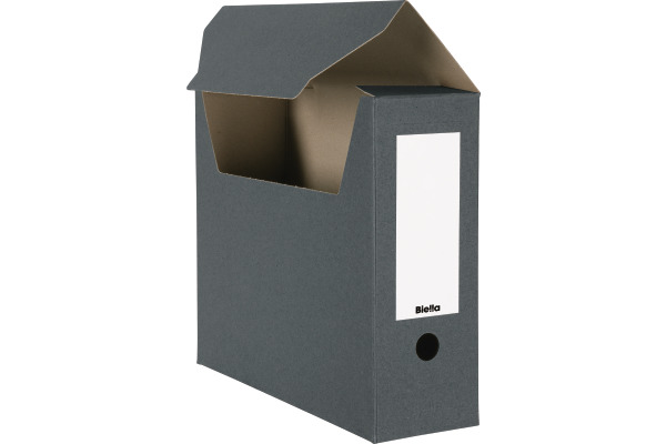BIELLA Archivschachtel Selbstmon. A4 26341027U dunkelgrau 10 Stk.