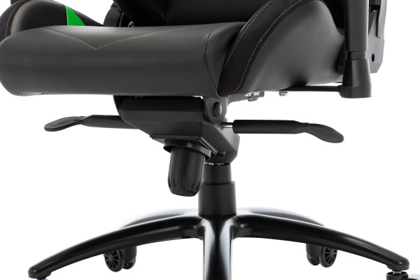 L33T Elite V4 Gaming Chair PU 160367 Black/Green decor