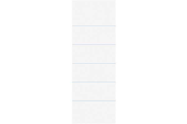 BIELLA Rückenschild Ordner 7cm 19016700U 25 Stück 51x145mm