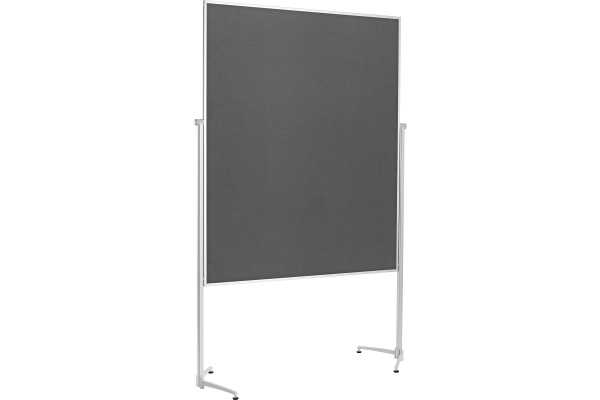 MAGNETOPLAN Design-Moderatorentafel Evo+ 1151101 Filz, grau 1200x1500mm