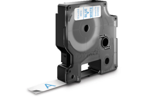 DYMO Schriftband D1 blau/weiss S0720540 12mm/7m