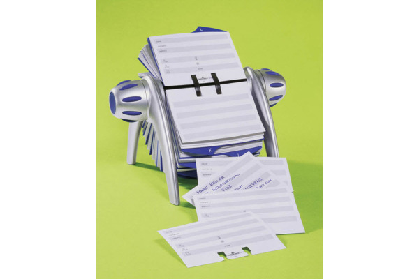 DURABLE TELINDEX Nachfüllkarten 241902 100 Karten, weiss