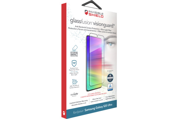 INVISIBLE SHIELD Glass Fusion VisionGuard+ 200304872 S20 Ultra Screen