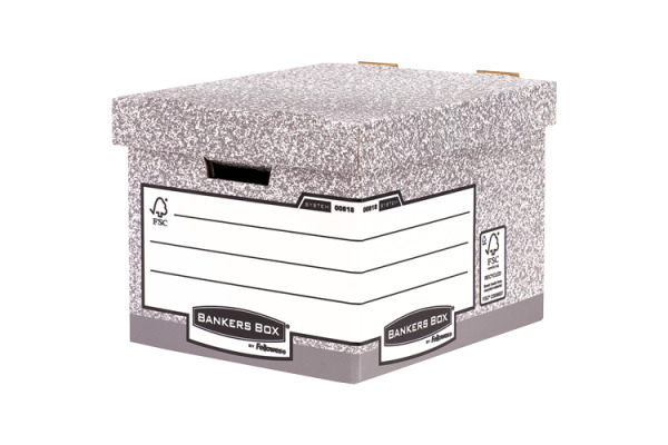 FELLOWES Archivbox grau R-Kive 00810-FFEU 33.5x29.2x40.4 cm