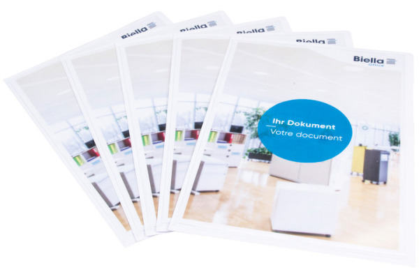 BIELLA Organisationsmappe Vista A4 18643101U weiss, 210g, 5 Stk.