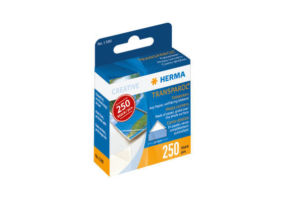 HERMA Fotoecken Transparol 1380 selbstklebend 250 Stück