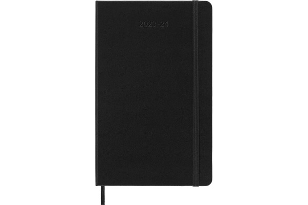 MOLESKINE Wochen-Notizkalender 23/24 56598856910 18M liniert HC schwarz