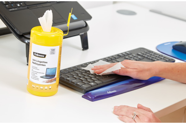 FELLOWES Oberflächen-Reinigungstücher 9971509 100 Stück