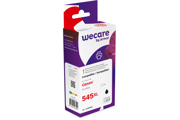 Wecare Tintenpatrone schwarz (K20609W4) ersetzt PG-545XL