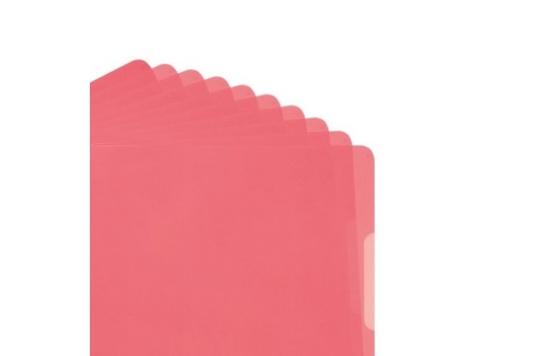 BIELLA Sichthülle Everyday PP A4 18341145U 120my, rot 100 Stück