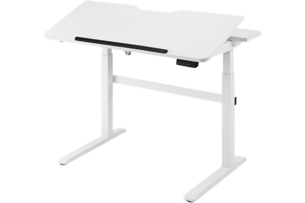 DELTACO 2-Stage Electric Desk DELO-0100 Tiltable Desktop, 1200x490mm