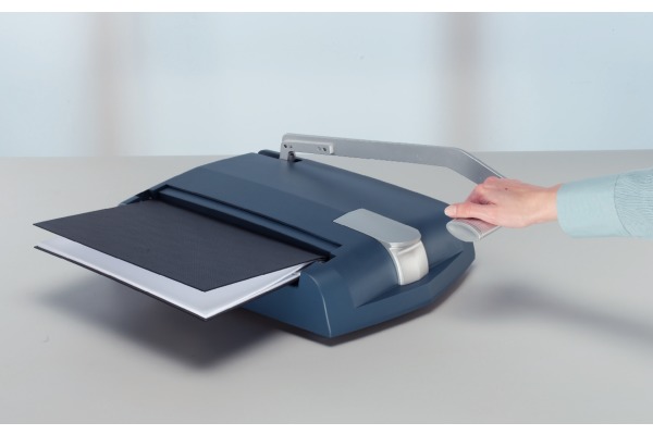 LEITZ Ent-Binder für impressBIND 140 74480000 silber/blau 50x7x340mm