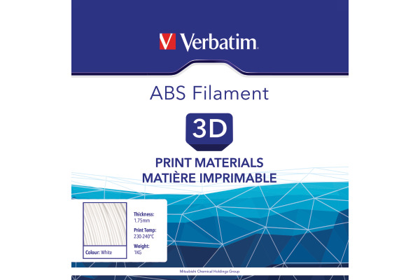 VERBATIM ABS Filament white 55011 1.75mm 1kg