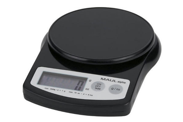 MAUL Briefwaage MAULalpha 2000g 1642090 1g schwarz