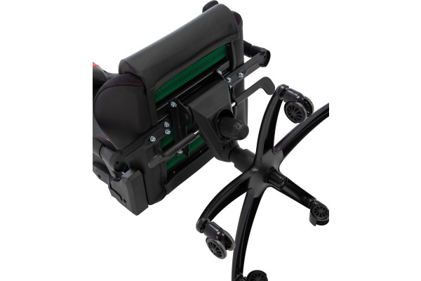 L33T Elite V4 Gaming Chair PU 160368 Black/Red decor