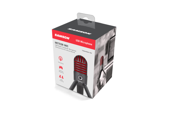 SAMSON Meteor USB Microphone bl/red SAMTRBR Studio Condenser Micro