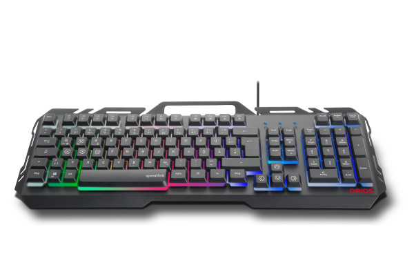 SPEEDLINK ORIOS Metal , black SL-670003-BK-CH Gaming Keyboard, CH-Layout