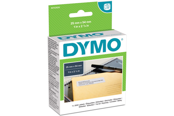 DYMO Rücksendeadressetiketten S0722520 permanent 54x25mm