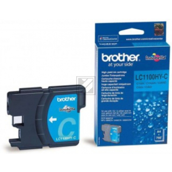 Brother Tintenpatrone cyan HC (LC-1100HYC)
