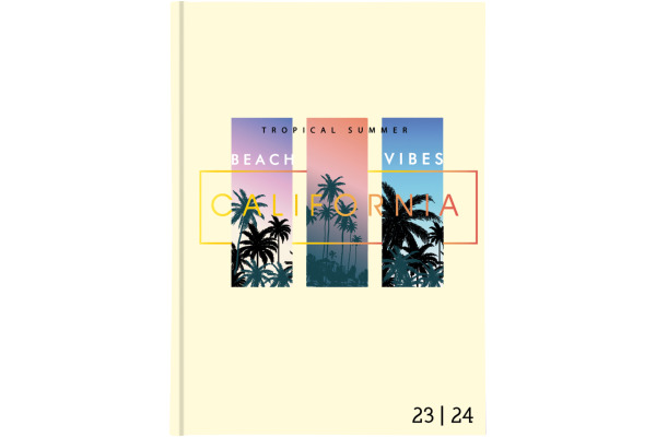 BIELLA Schüleragenda Summer 23/24 806544910024 1T/1S, wattiert,FSC 12x16.5cm