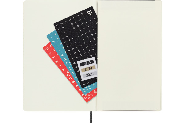 MOLESKINE Wochen-Notizkalender 23/24 56598856941 18M liniert SC schwarz