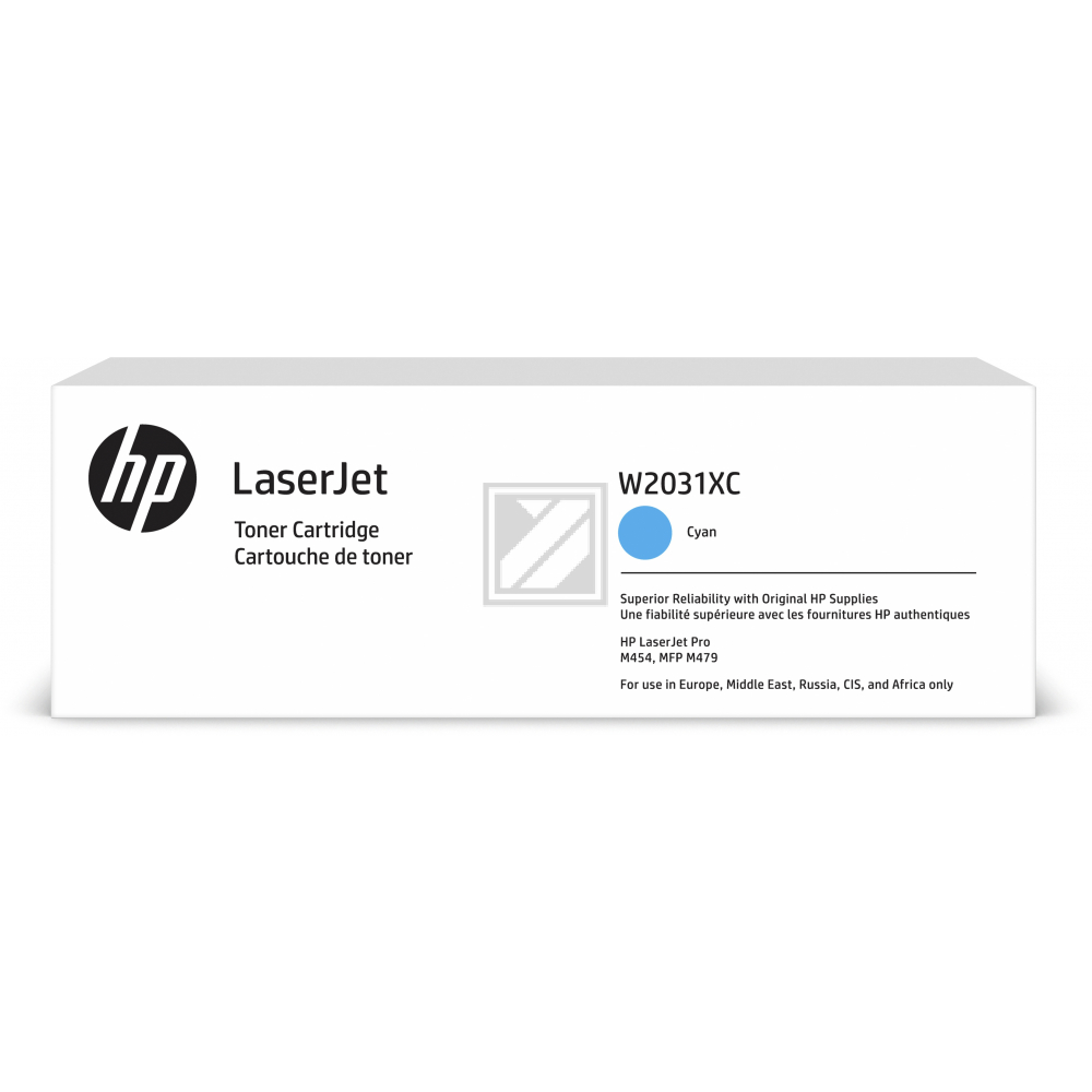 HP Toner-Kartusche JetIntelligence Contract (nur für Vertragskunden) cyan HC (W2031XC, 415X)