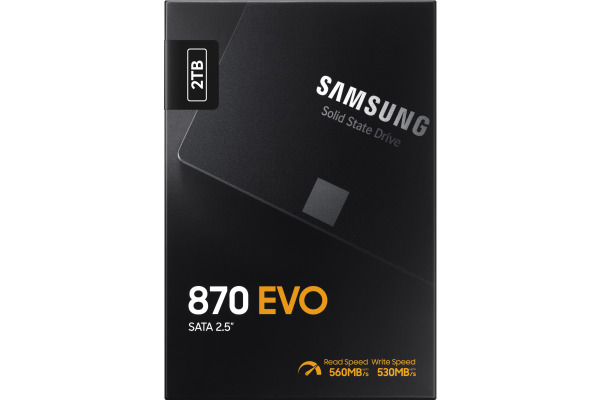 SAMSUNG MEMORY SSD 870 Evo Series 2TB MZ-77E2T0B/EU SATA III 2.5 V-NAND Basic