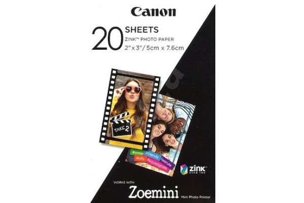 CANON ZINK Papier 50x75mm ZP-2030 20 Blatt